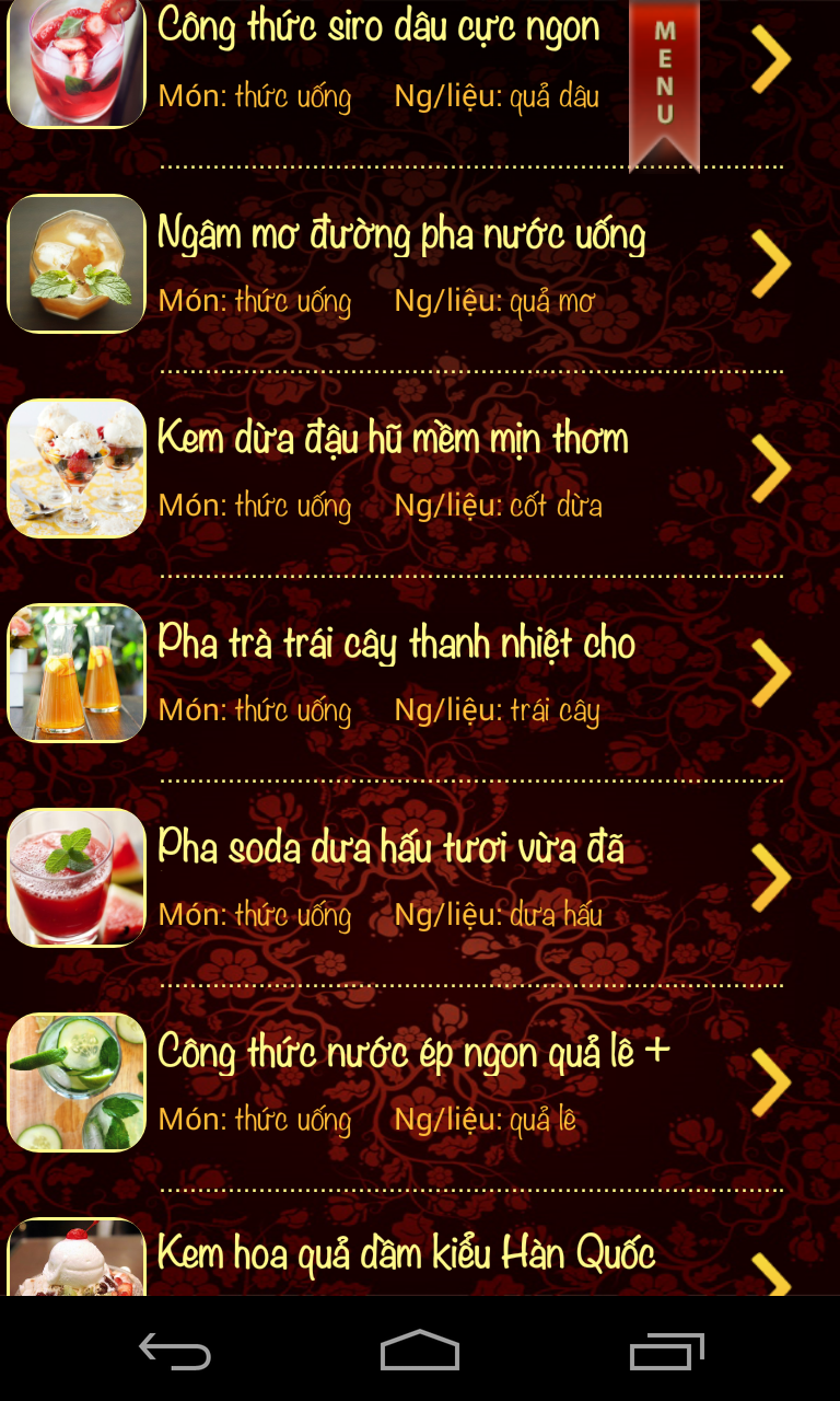 Nấu ăn Pro l&agrave; ứng dụng hay c&oacute; kh&aacute; nhiều m&oacute;n ăn Việt