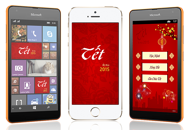 Ứng dụng hay trong dịp Tết 2015