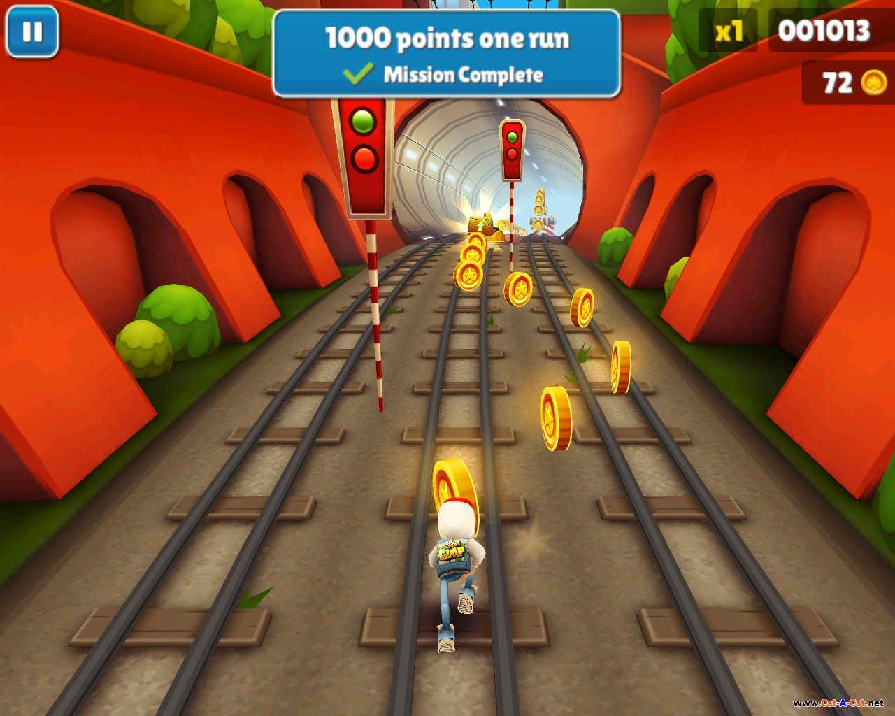 Subway Surfers l&agrave; 1 ứng dụng hay gi&uacute;p thư gi&atilde;n