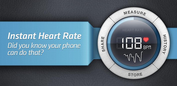 Instant Heart Rate l&agrave; 1 ứng dụng hay ho, cho kết quả ch&iacute;nh x&aacute;c kh&ocirc;ng k&eacute;m c&aacute;c thiết bị chuy&ecirc;n nghiệp