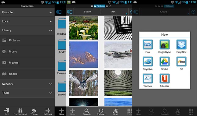Kh&ocirc;ng chỉ c&oacute; chức năng duyệt file, ES File Explorer c&ograve;n l&agrave; ứng dụng hay với t&iacute;nh năng giải n&eacute;n