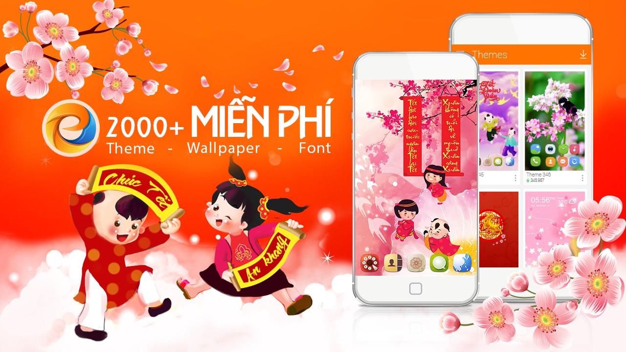 Ứng dụng thay đổi h&igrave;nh nền mang hương vị Tết cổ truyền