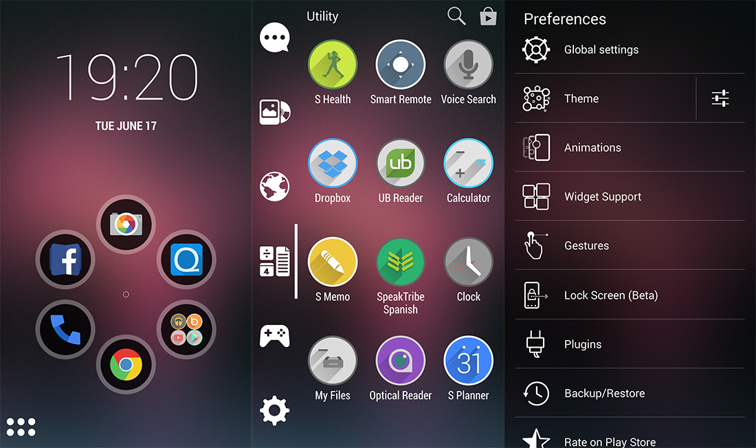 Smart Launcher 2 l&agrave; 1 ứng dụng hay ho để thay đổi giao diện tr&ecirc;n smartphone Android