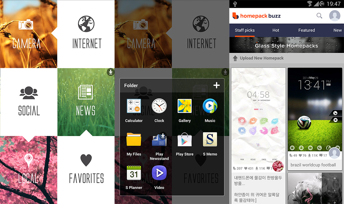 Buzz Launcher l&agrave; ứng dụng hay để thay đổi ho&agrave;n to&agrave;n 'diện mạo' giao diện smartphone