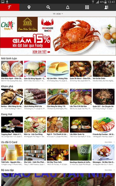 Foody l&agrave; 1 ứng dụng hay, hỗ trợ đa nền tảng