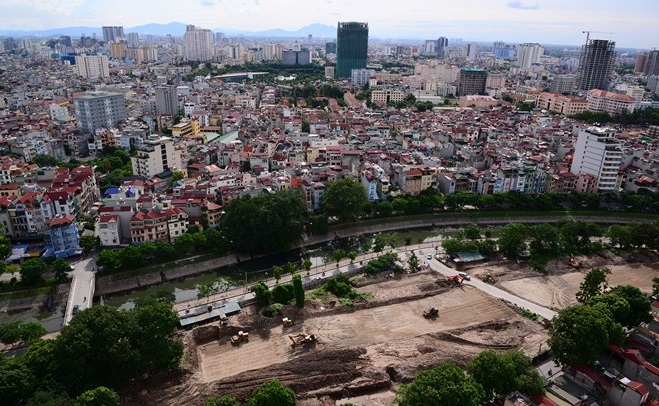 Đường v&agrave;nh đai 2 Nhật T&acirc;n - Cầu Giấy
