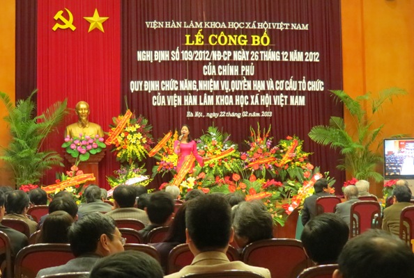 Viện H&agrave;n l&acirc;m KHXH trở th&agrave;nh cơ quan h&agrave;ng đầu về nghi&ecirc;n cứu 