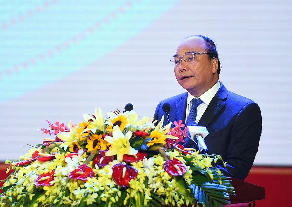 Thủ tướng Nguyễn Xu&acirc;n Ph&uacute;c dự lễ kỷ niệm 20 năm t&aacute;i lập tỉnh B&igrave;nh Phước