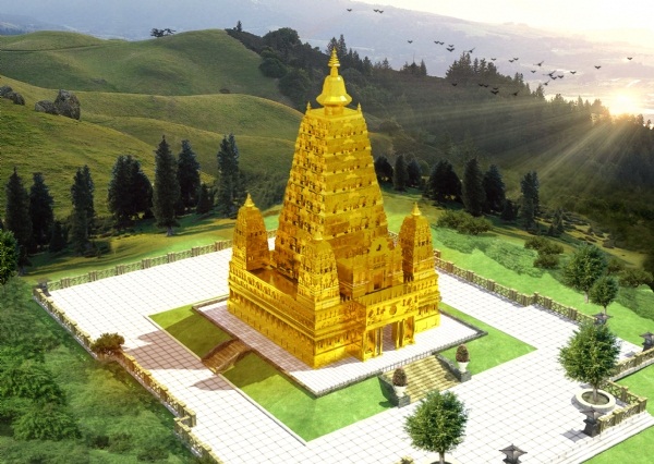 Đại bảo tháp chùa Ba Vàng Đại bảo tháp chùa Ba Vàng