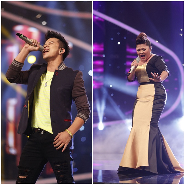 Trọng Hiếu v&agrave; B&iacute;ch Ngọc l&agrave; top 2 Vietnam Idol 2015