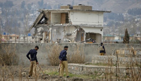 Hiện trường nơi t&igrave;nh b&aacute;o Mỹ đột nhập v&agrave; hạ s&aacute;t Bin Laden