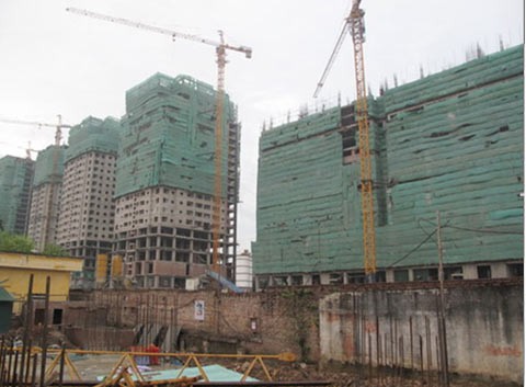 Dự &aacute;n C&ocirc;ng ty Hapulico đang x&acirc;y dựng ở quận Thanh Xu&acirc;n