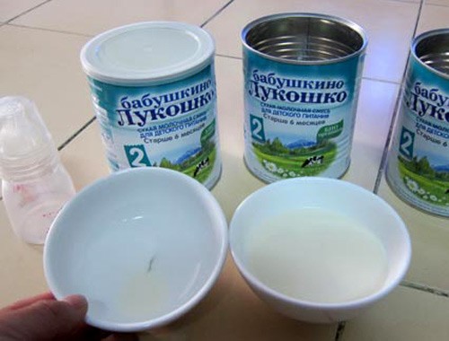 Sữa bị lắng cặn