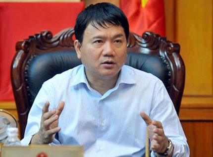Bộ trưởng Giao th&ocirc;ng vận tải, &ocirc;ng Đinh La Thăng 