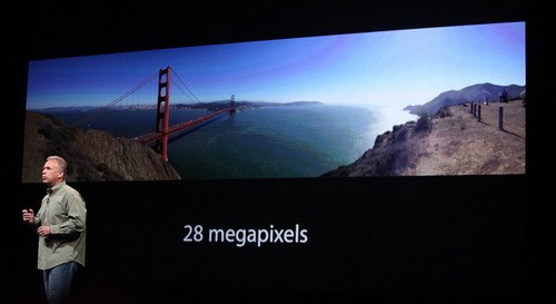 iPhone 5 c&oacute; thể chụp to&agrave;n cảnh Panorama với độ ph&acirc;n giải 28 megapixel - Ảnh: AllThingsD
