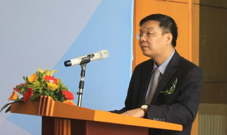 Thứ trưởng Bộ KH&CN Chu Ngọc Anh nhấn mạnh: "Bộ sẽ tiếp tục bảo trợ cho &yacute; tưởng của Dự &aacute;n ng&agrave;y c&agrave;ng ph&aacute;t triển".