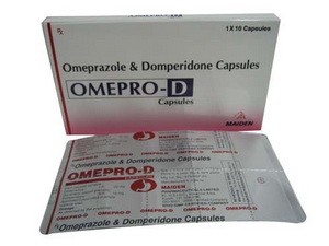 Thuốc vi&ecirc;n nang Omepro (Omeprazole Capsules I.P. 20mg) do C&ocirc;ng ty Maiden Pharmaceuticals Limited (Ấn Độ) sản xuất. (Nguồn: tradeindia.com)
