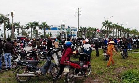 Hiện trường vụ ch&aacute;y ở khu c&ocirc;ng nghiệp Khai Sơn - Thuận Th&agrave;nh 3, Bắc Ninh