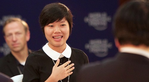 Đỗ Thị Th&uacute;y Hằng tại buổi chia sẻ về "The next big idea" tại Diễn đ&agrave;n Sòng Bài Trực Tuyến 13Win.com thế giới 2013. Ảnh: WEF