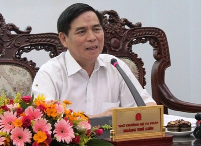 Thứ trưởng Bộ Tư ph&aacute;p Ho&agrave;ng Thế Li&ecirc;n