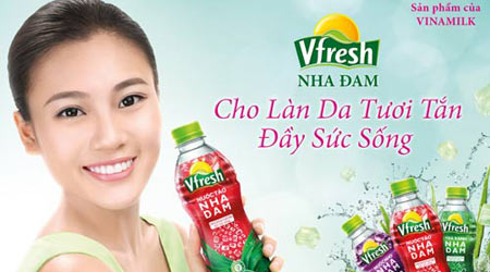 Nước T&aacute;o Nha Đam - một sản phẩm mới ra của nh&atilde;n h&agrave;ng nước giải kh&aacute;t Vfresh Nha Đam. Ảnh: Đ. T