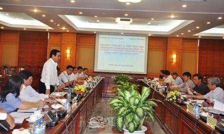 Buổi l&agrave;m việc giữa Bộ trưởng Nguyễn Qu&acirc;n v&agrave; l&atilde;nh đạo TP Đ&agrave; Nẵng