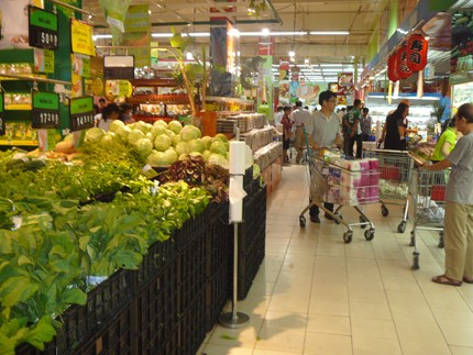 Rau xanh l&agrave; mặt h&agrave;ng đang giữ mức tăng gi&aacute; cao nhất