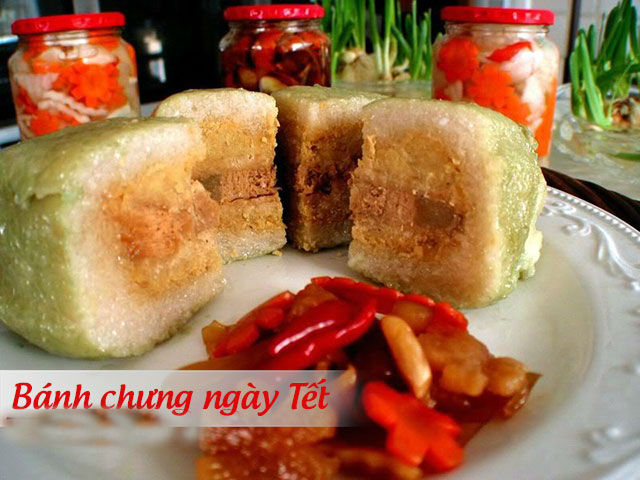 B&aacute;nh chưng ng&agrave;y tết đắt kh&aacute;ch v&agrave;được b&aacute;n online rất nhiều