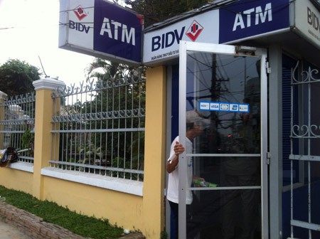 Chưa tết, c&acirc;y ATM của BIDV đ&atilde; ngẽn mạch