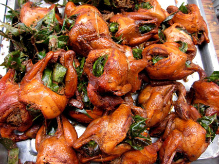 Kiểm nghiệm phẩm m&agrave;u ở chim quay