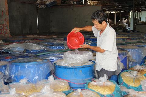 &Ocirc;ng L&acirc;m chăm s&oacute;c trở lại l&ocirc; măng muối 70 tấn c&oacute; chất acid oxalic sau khi được ph&ograve;ng PC49 T&acirc;y Ninh th&aacute;o gỡ ni&ecirc;m phong ng&agrave;y 6/12/2013