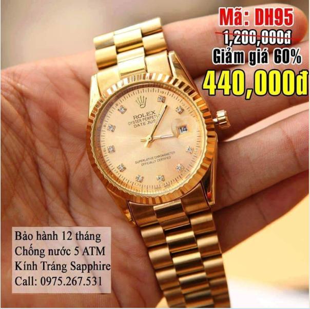 Mua đồng hồ Rolex được Riando