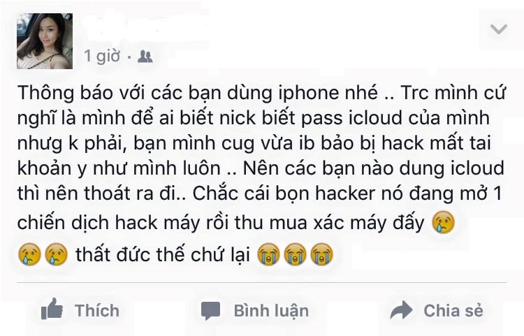 Cảnh gi&aacute;c chi&ecirc;u đ&ograve;i tiền chuộc khi iCloud bị hack 