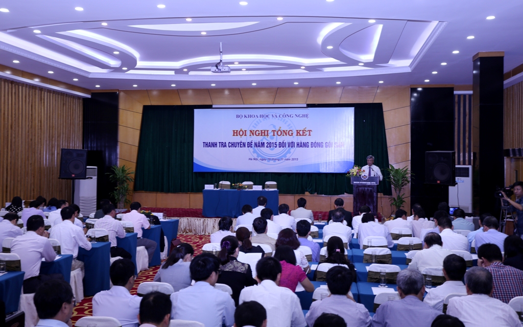 Hội nghị thanh tra chuy&ecirc;n đề h&agrave;ng đ&oacute;ng g&oacute;i sẵn 2015