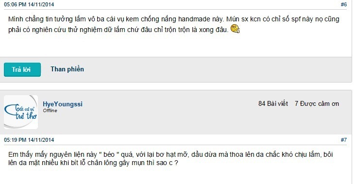 Thận trọng với kem chống nắng handmade gi&aacute; rẻ