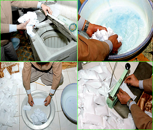 Tái chế khăn lạnh Tái chế khăn lạnh