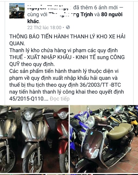 Sự thật về Cục Hải quan thanh l&yacute; xe LX gi&aacute; 7 triệu