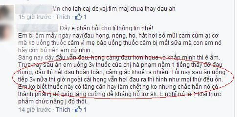 Thuốc tăng c&acirc;n n&agrave;y c&ograve;n c&oacute; t&aacute;c dụng điều trị chứng b&ecirc;nh đau đầu, đau họng (?!)