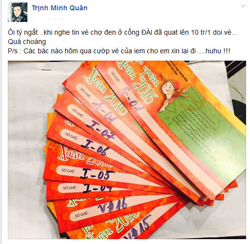 Thực hư 10 triệu đồng/v&eacute; xem T&aacute;o Qu&acirc;n 2016