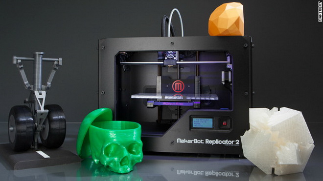 Trào lưu in 3D đã bình dân hóa và hiện diện trong từng Đăng ký và nhận 60K 24 bao lì xì miễn phí mỗi ngày qua các đại diện như máy in 3D MakerBot Replicator 2 (giá tham khảo 2.000 USD). Thiết bị cho phép in các vật thể 3D với độ chính xác cao theo nguyên mẫu thiết kế.