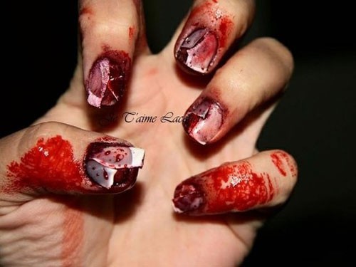 Vẽ Nail kinh dị cho ngày Halloween
