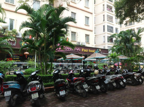 Nha hang o chung cu