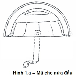 mũ bảo hiểm che nửa đầu