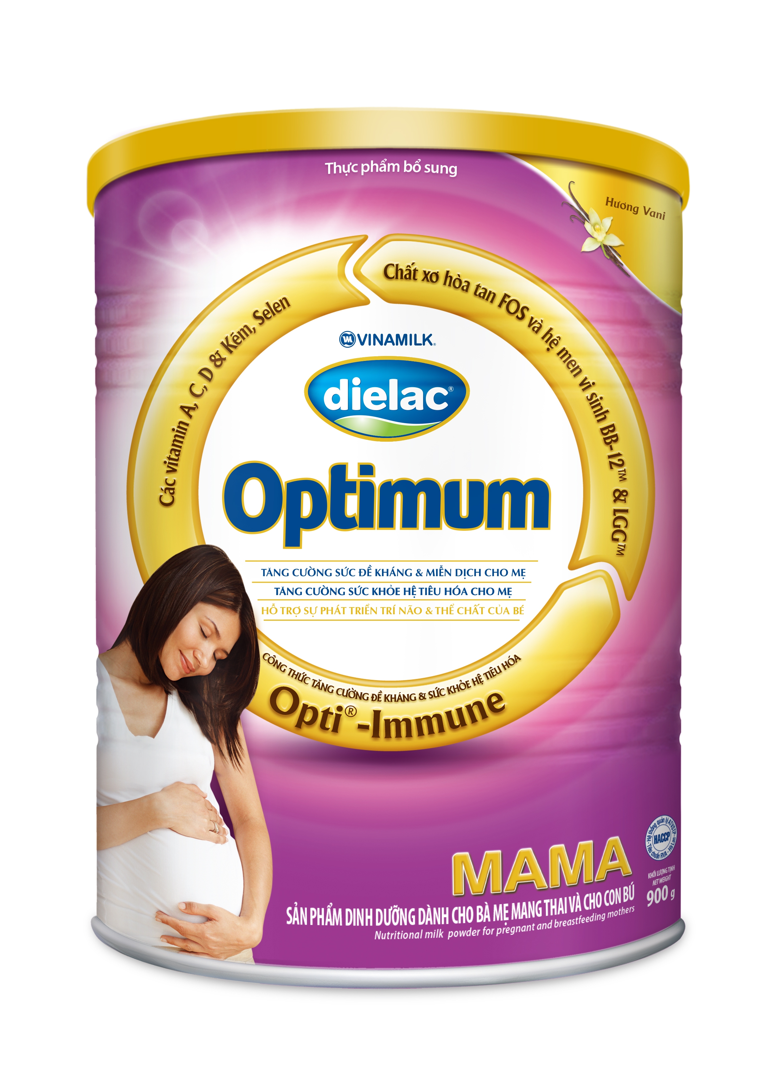 sản phẩm dinh dưỡng cao cấp Dielac Optimum Mama mới 