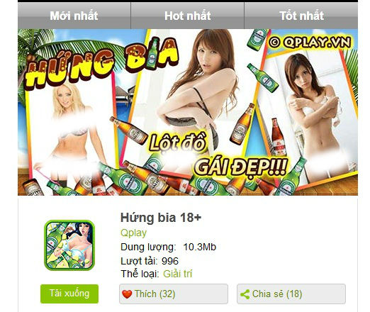 Phat hanh game 18+