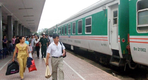 Vé tầu hỏa tăng cao bất thường Ve tau hoa tang cao