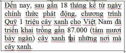 Trong cay xanh bao ve moi truong