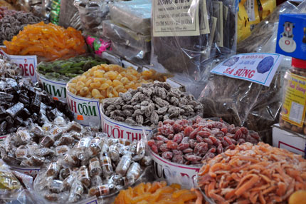&Ocirc; mai Trung Quốc tr&agrave;n ngập chợ