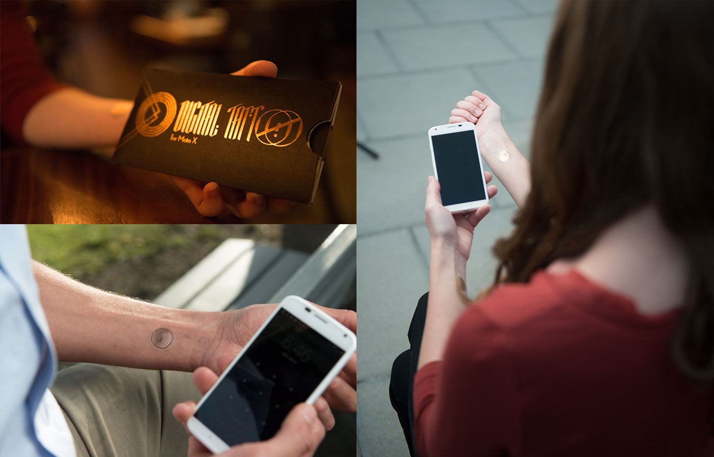 Mở kh&oacute;a điện thoại bằng h&igrave;nh xăm số Digital Tattoo