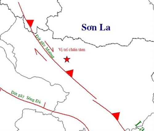 Sơn La động đất